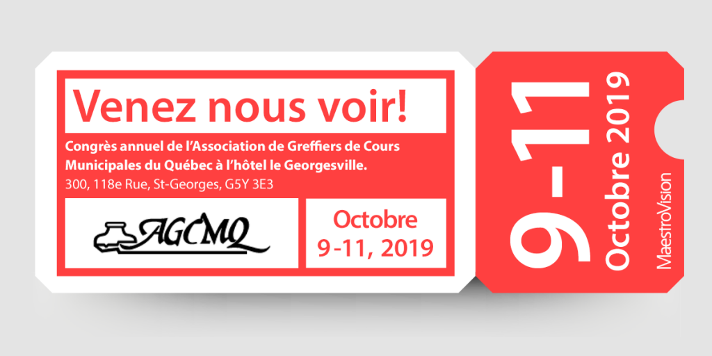 VENEZ NOUS VOIR! Au congrès annuel de l'Association de Greffiers de ...
