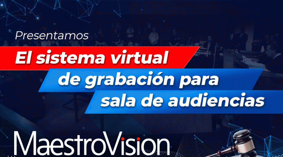 sistema virtual de grabación para sala de audiencias