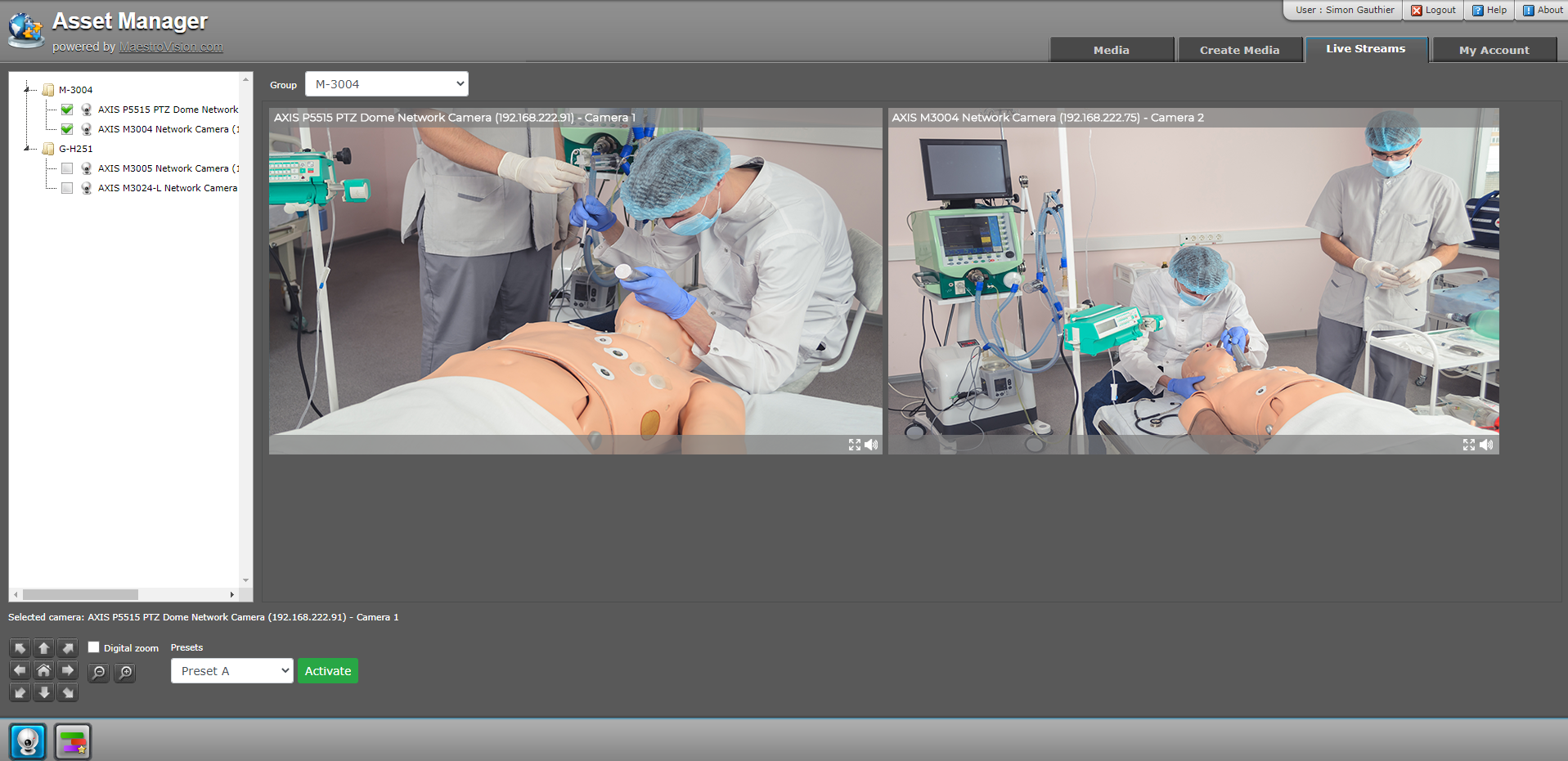 SIMULATION ROOMS MaestroVision Audio & Video Management Solutions