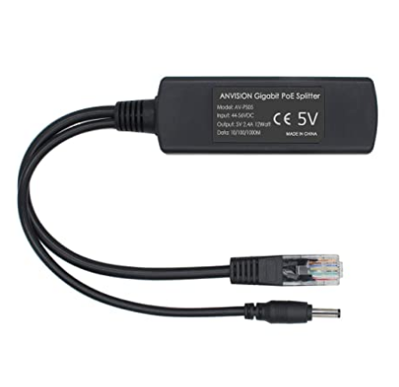 Anvision POE Splitter (48v to 5v) - MaestroVision - Audio & Video  Management Solutions