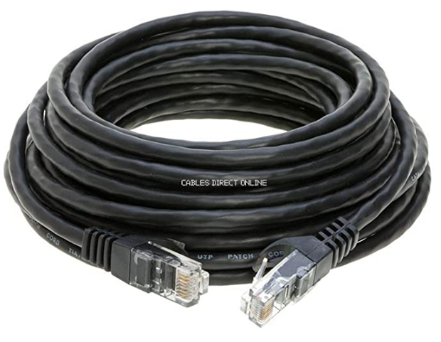 Part# 31-399-50X RJ45 Cord Renewed - Supports Cat6 / Cat5e / Cat5 Standards 550MHz 10Gbps 50 Feet Mediabridge Ethernet Cable